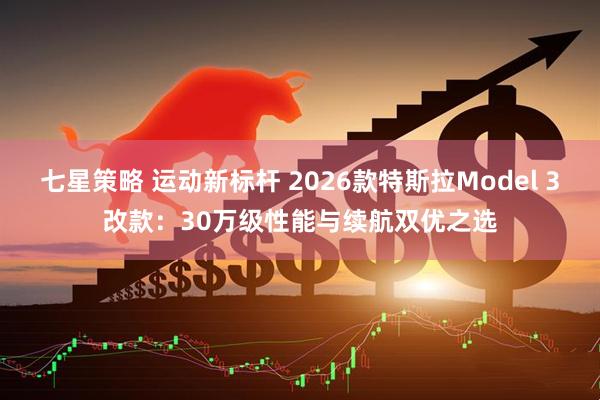 七星策略 运动新标杆 2026款特斯拉Model 3改款：30万级性能与续航双优之选
